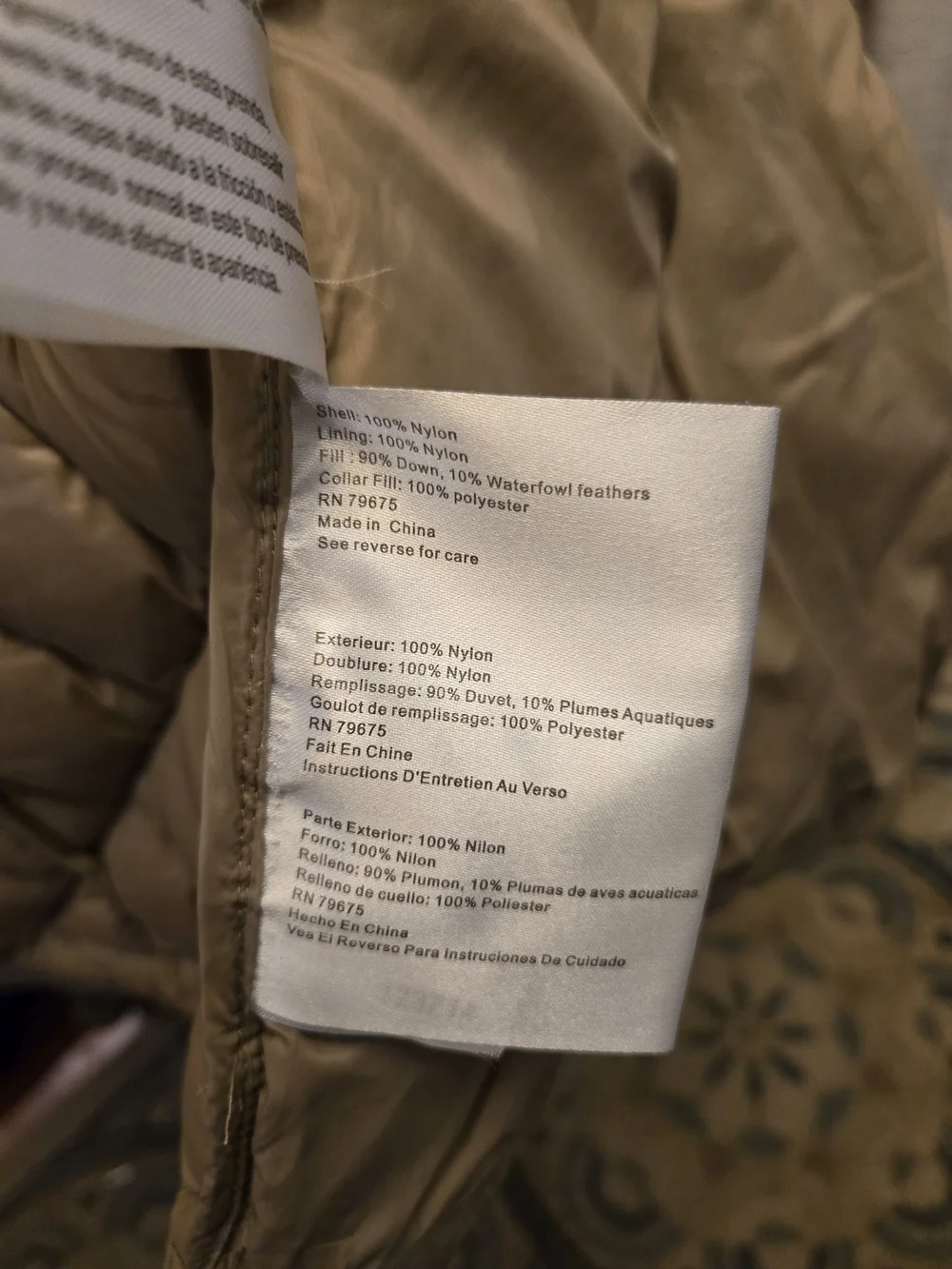 Michael Kors Packable Down Puffer Jacket Medium